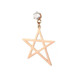 Asymétrie Star String Long Boucles d'oreilles
