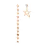 Asymétrie Star String Long Boucles d'oreilles