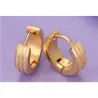 Boucles d'oreilles rondes en or