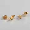 Boucles d'oreilles en marque d'or