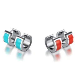 Petites boucles d'oreilles en argent