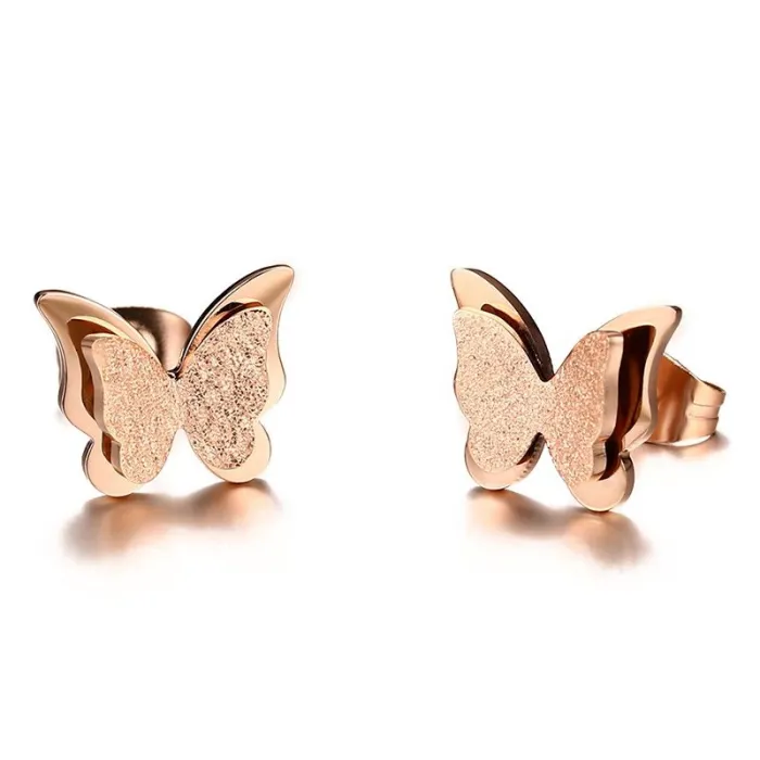 Petit papillon - boucles d'oreilles