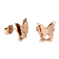 Petit papillon - boucles d'oreilles