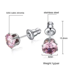 Boucles d'oreilles en cristal brillant