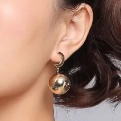 Star & Moon Asymmetric EarringsEarrings