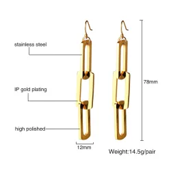 Boucles d'oreilles Triple Pin