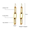 Triple Pin Long EarringsEarrings
