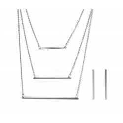 3 Layer Necklace & Earrings Jewellery SetJewellery Sets