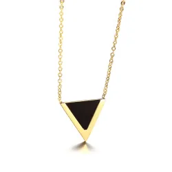 Triangle earrings & necklace - jewelry setJewellery Sets