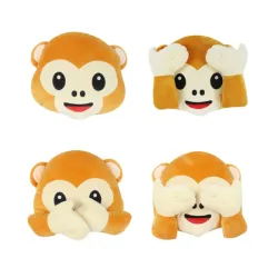 Plush monkey - chair pillow - toyCushions