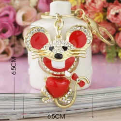 Porte-clés Crystal Mouse