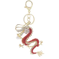 Clavier de dragon en cristal et en or