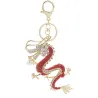Clavier de dragon en cristal et en or