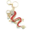 Clavier de dragon en cristal et en or