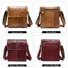 Genuine Leather Crossbody Shoulder Bag