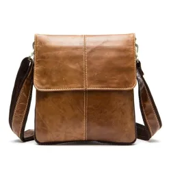 Genuine Leather Crossbody Shoulder Bag