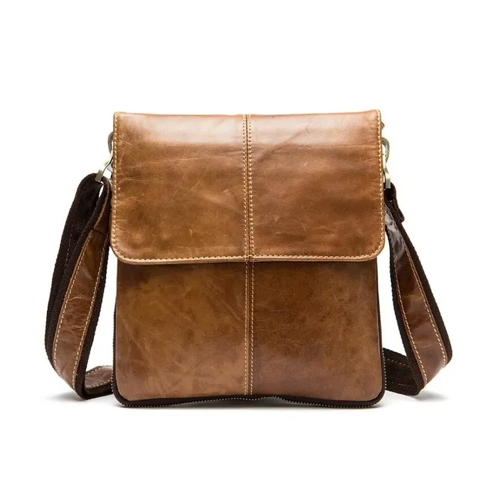 Genuine Leather Crossbody Shoulder Bag