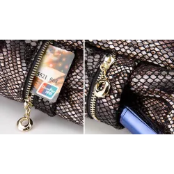 Sac d'épaule en cuir véritable