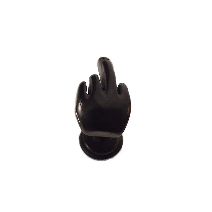 Middle finger earring - stainless steelEarrings