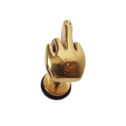 Boucle d'oreille moyenne - acier inoxydable