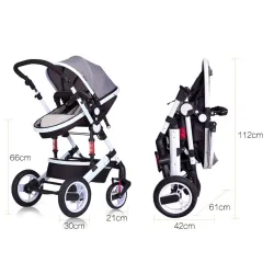 Two Way Stroller Baby's Pram 0-3 ans