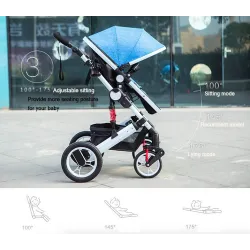 Two Way Stroller Baby's Pram 0-3 ans