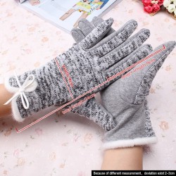 Coton Wool Cashmere Elégantes Dames Gloves