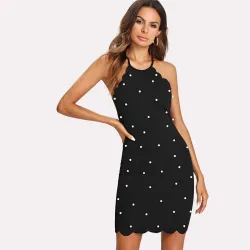 Robe Mini perlée