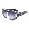Fashion Square Pearl Frame SunglassesSunglasses