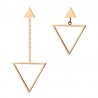 Hollow Out Asymmetrical Triangles EarringsEarrings