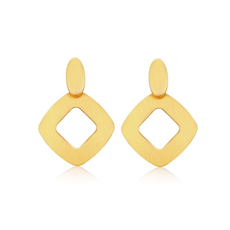 Geometric Gold Stud EarringsEarrings