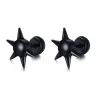 Black Nail Stud Earrings UnisexEarrings
