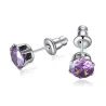 Boucles d'oreilles en cristal brillant