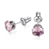 Boucles d'oreilles en cristal brillant