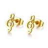 Boucles d'oreilles en marque d'or