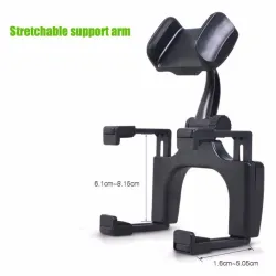 iPhone Samsung GPS Smartphone Car Rear View Mirror 360 Degree Phone Holder