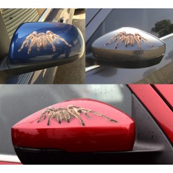 Adhesif pour voiture 3D avec araignèe et scorpion