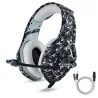 PS4 PC Ordinateur Xbox Un - casque camouflage - casque avec microphone