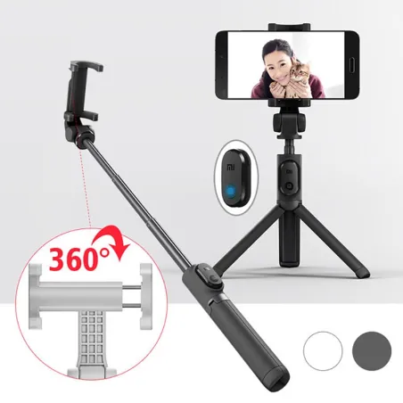 Original Xiaomi Handheld Mini Tripode pliable 2 en 1 Monopod Autocollant Bluetooth sans fil