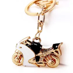 Keychain en cristal de moto