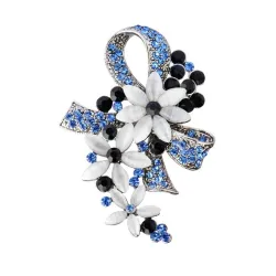 Vintage Turkish Flower Bowknot Brooche