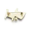 Broche en cristal colorée