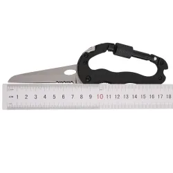 5 in 1 multifunctional tool with knife screwdriver aluminum climbing carabiner hookSurvival tools