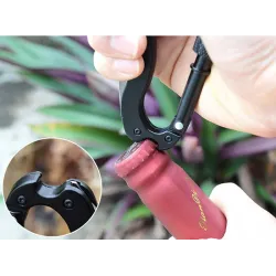 5 en 1 outil multifonctionnel avec tournevis en aluminium grimpant crochet