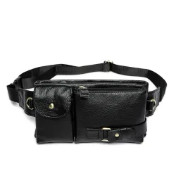Sac de ceinture en cuir véritable