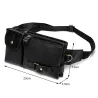 Sac de ceinture en cuir véritable