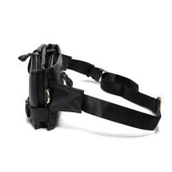 Sac de ceinture en cuir véritable