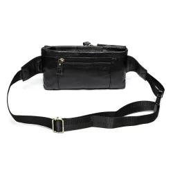 Sac de ceinture en cuir véritable