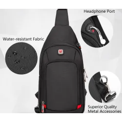 Sac à bandoulière en nylon étanche