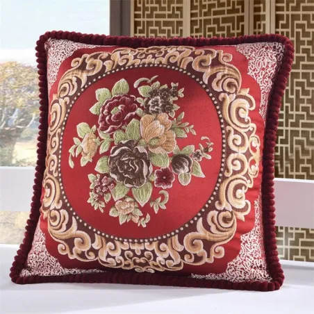 Couvercle de coussin en oreiller broderie britannique 50 * 50cm